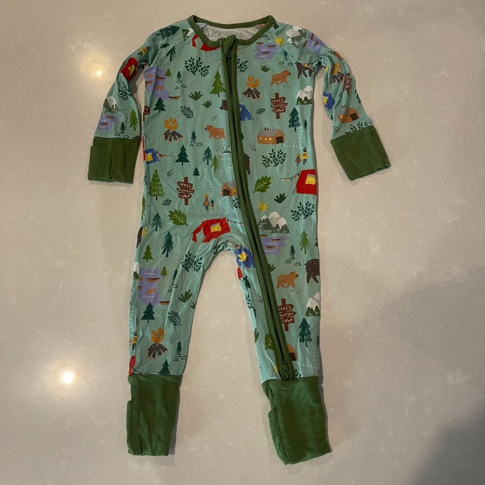 Little Sleepies Footie Pajamas - Size 3-6 Months - Great Condition